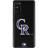 MLB Colorado Rockies - Solid Distressed Galaxy S20 Fan Edition Skin