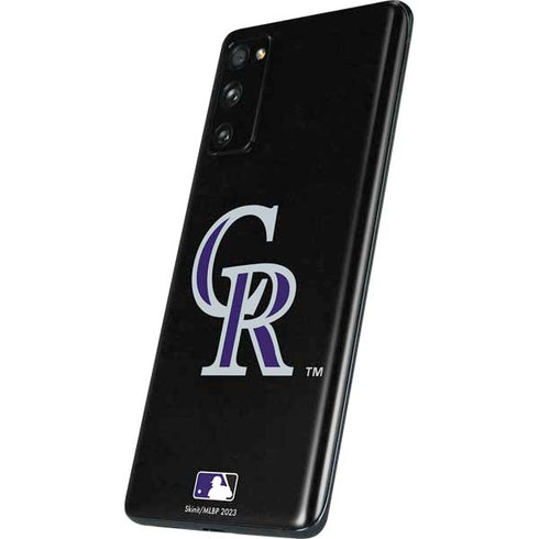 MLB Colorado Rockies - Solid Distressed Galaxy S20 Fan Edition Skin