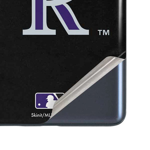 MLB Colorado Rockies - Solid Distressed Galaxy S20 Fan Edition Skin