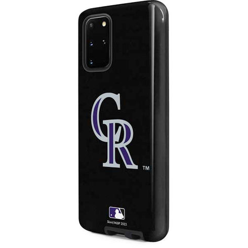 MLB Colorado Rockies - Solid Distressed Galaxy S20 Plus Pro Case