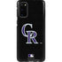 MLB Colorado Rockies - Solid Distressed Galaxy S20 Pro Case