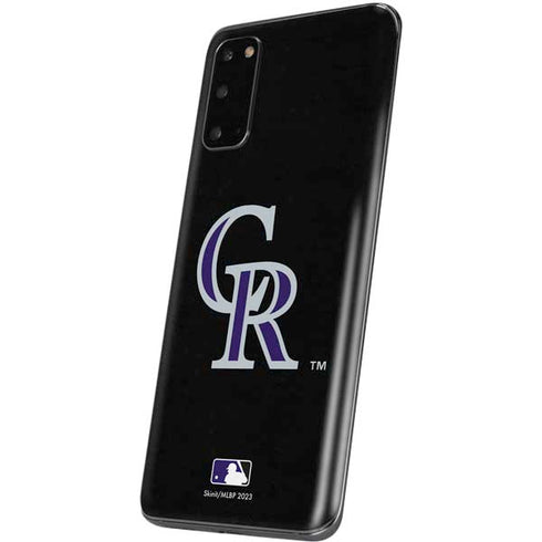 MLB Colorado Rockies - Solid Distressed Galaxy S20 Skin