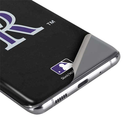 MLB Colorado Rockies - Solid Distressed Galaxy S20 Skin