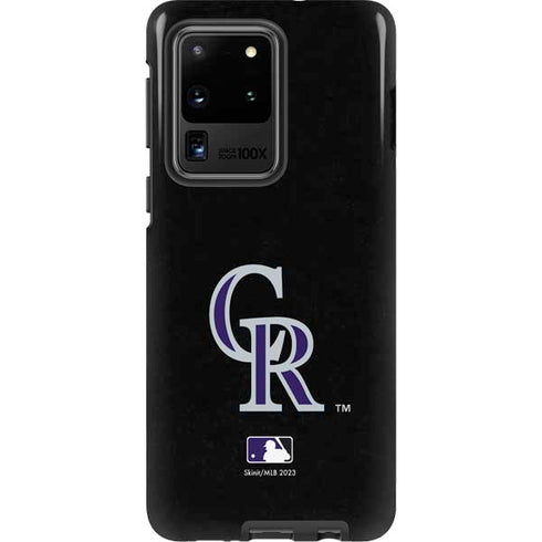 MLB Colorado Rockies - Solid Distressed Galaxy S20 Ultra 5G Pro Case