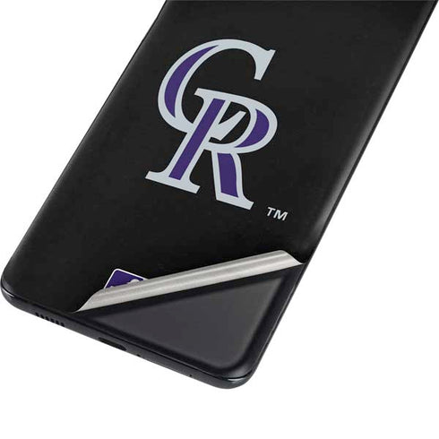 MLB Colorado Rockies - Solid Distressed Galaxy S21 Ultra 5G Skin