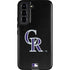 MLB Colorado Rockies - Solid Distressed Galaxy S22 Pro Case