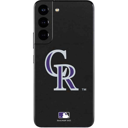 MLB Colorado Rockies - Solid Distressed Galaxy S22 Skin