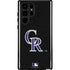 MLB Colorado Rockies - Solid Distressed Galaxy S22 Ultra Pro Case