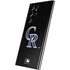 MLB Colorado Rockies - Solid Distressed Galaxy S22 Ultra Skin