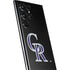 MLB Colorado Rockies - Solid Distressed Galaxy S22 Ultra Skin