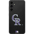 MLB Colorado Rockies - Solid Distressed Galaxy S23 FE Skin