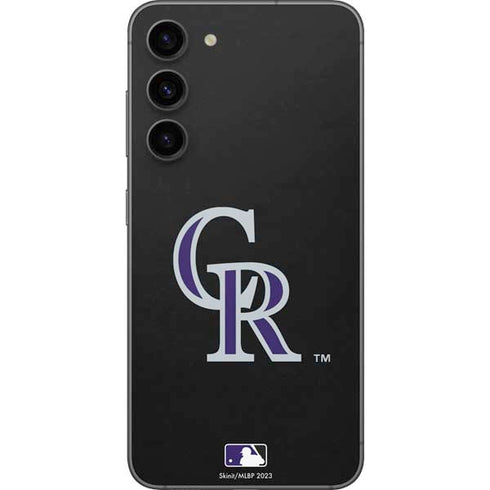 MLB Colorado Rockies - Solid Distressed Galaxy S23 Plus Skin