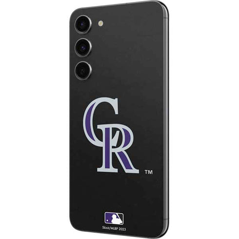 MLB Colorado Rockies - Solid Distressed Galaxy S23 Plus Skin