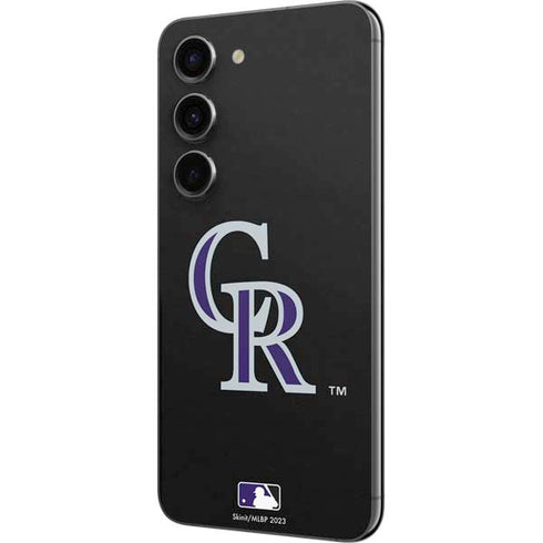 MLB Colorado Rockies - Solid Distressed Galaxy S23 Skin