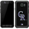 MLB Colorado Rockies - Solid Distressed Galaxy S7 Active Skin
