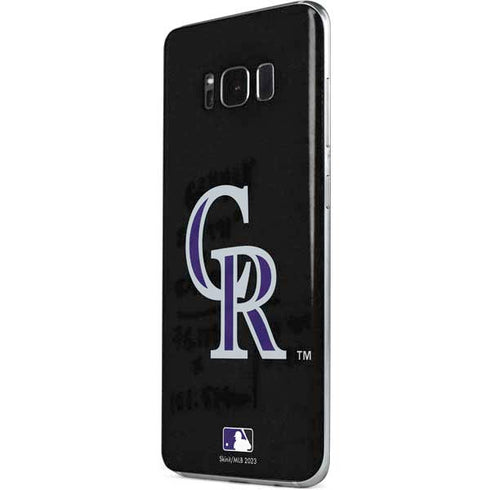 MLB Colorado Rockies - Solid Distressed Galaxy S8 Plus Skin