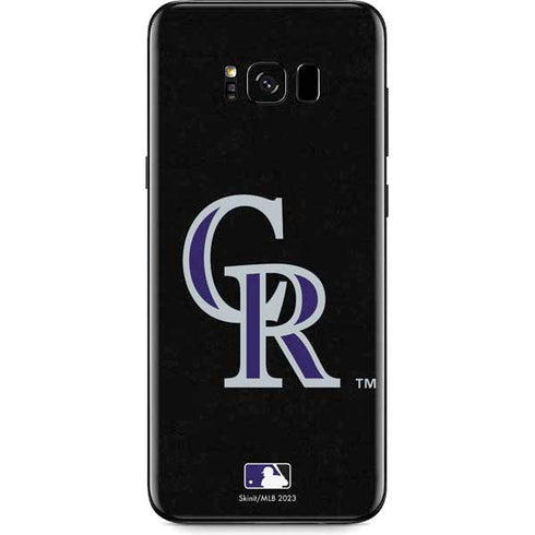MLB Colorado Rockies - Solid Distressed Galaxy S8 Skin