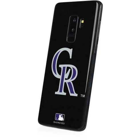 MLB Colorado Rockies - Solid Distressed Galaxy S9 Plus Skin