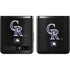 MLB Colorado Rockies - Solid Distressed Galaxy Z Flip Skin