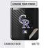 MLB Colorado Rockies - Solid Distressed Galaxy Z Flip Skin