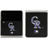 MLB Colorado Rockies - Solid Distressed Galaxy Z Flip3 5G Skin