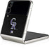 MLB Colorado Rockies - Solid Distressed Galaxy Z Flip4 5G Skin