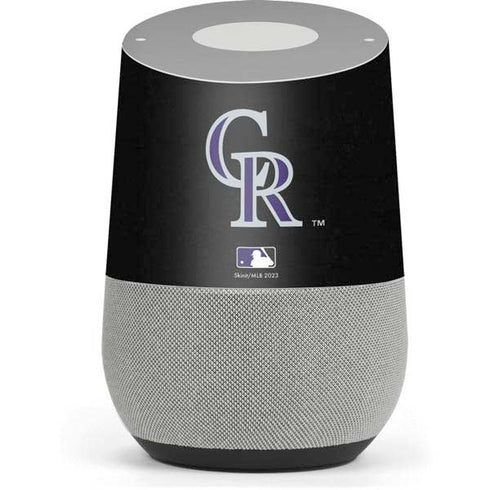 MLB Colorado Rockies - Solid Distressed Google Home Skin