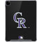 MLB Colorado Rockies - Solid Distressed iPad Pro 12.9in (2020) Clear Case