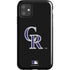 MLB Colorado Rockies - Solid Distressed iPhone 11 Impact Case