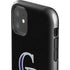 MLB Colorado Rockies - Solid Distressed iPhone 11 Impact Case