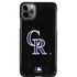 MLB Colorado Rockies - Solid Distressed iPhone 11 Pro Max Lite Case