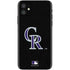 MLB Colorado Rockies - Solid Distressed iPhone 11 Skin