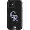 MLB Colorado Rockies - Solid Distressed iPhone 12 Impact Case