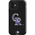 MLB Colorado Rockies - Solid Distressed iPhone 12 Impact Case