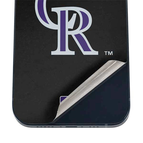 MLB Colorado Rockies - Solid Distressed iPhone 12 Mini Skin