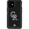 MLB Colorado Rockies - Solid Distressed iPhone 12 Mini Waterproof Case
