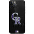 MLB Colorado Rockies - Solid Distressed iPhone 12 Pro Max Skin