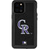 MLB Colorado Rockies - Solid Distressed iPhone 12 Pro Max Waterproof Case