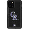MLB Colorado Rockies - Solid Distressed iPhone 12 Pro Waterproof Case