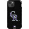 MLB Colorado Rockies - Solid Distressed iPhone 13 Impact Case