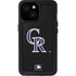 MLB Colorado Rockies - Solid Distressed iPhone 13 Mini Waterproof Case
