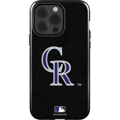 MLB Colorado Rockies - Solid Distressed iPhone 13 Pro Impact Case