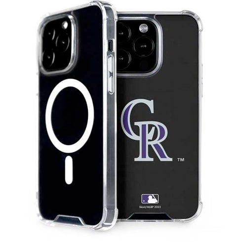 MLB Colorado Rockies - Solid Distressed iPhone 13 Pro MagSafe Case