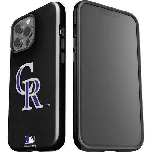 MLB Colorado Rockies - Solid Distressed iPhone 13 Pro Max Impact Case