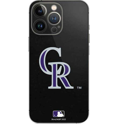 MLB Colorado Rockies - Solid Distressed iPhone 13 Pro Skin