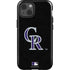 MLB Colorado Rockies - Solid Distressed iPhone 15 Impact Case