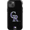 MLB Colorado Rockies - Solid Distressed iPhone 14 Impact Case