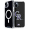 MLB Colorado Rockies - Solid Distressed iPhone 15 Plus MagSafe Case