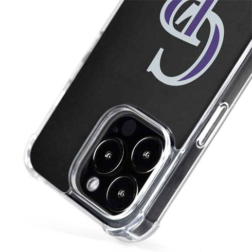 MLB Colorado Rockies - Solid Distressed iPhone 15 Pro MagSafe Case