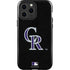 MLB Colorado Rockies - Solid Distressed iPhone 15 Pro Max Impact Case